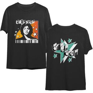 Billy Joel 1970s Rare Concert Tour Vintage Music Fan Gift T-Shirt 81